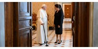  Novák Katalin hivatala szerint Ferenc pápa azt üzente, Magyarországról terjedjen el a béke üzenete  
