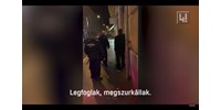 Szurkálással fenyegetett meg külföldi fiatalokat a bulinegyedben egy rendőr - videó