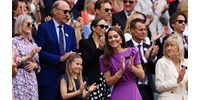 Katalin hercegnét állva tapsolták Wimbledonban