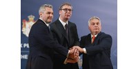  "Szégyelljétek magatokat" – tüntetők fogadták Orbánt és Vucicot Bécsben  