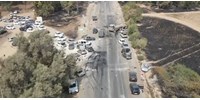  Drónvideón a Supernova fesztivál feldúlt helyszíne a Hamász terrortámadása után  