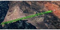  Műholdképeken már látszódik, hogy épül Szaúd-Arábia 170 km hosszú városa  