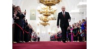  Putyin eltökéltnek és magabiztosnak látszott a beiktatásán és arról beszélt, hogy megnyerik a háborút  