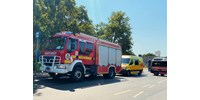 Kigyulladt egy erdő Ferihegynél