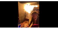  Videón, ahogy menekülnek az emberek a lángoló étteremből Londonban  