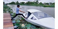  90 nap alatt épített romokból egy tökéletes motorcsónakot egy vietnami videós  