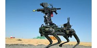  Gépfegyvert szereltek egy robotkutyára, a drónok ellen vetnék be a barátságtalan gépebet  