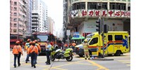  Legalább 5 ember meghalt, 35-en megsérültek egy hongkongi tűzvészben  
