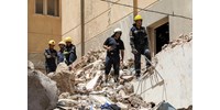  Nyaralókra omlott egy 13 emeletes épület Egyiptomban  