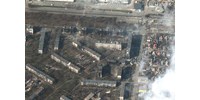  A műholdfelvételek szerint több mariupoli városrész is szinte megsemmisült  