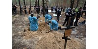  Kínzásra utaló jeleket találtak tömegsírból exhumált holttesteken Izjumban  