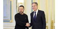  Az Egyesült Államok segítsége már úton van - találkozott Volodimir Zelenszkij és Antony Blinken  