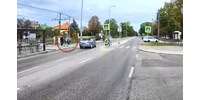 Fájt volna megállni a zebránál egy autósnak, inkább ezt csinálta – videó