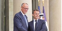  Párizsba vezetett az új német kancellár első útja, Macronnal találkozott  
