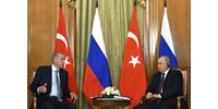 Putyin és Erdogan találkozója nem hozott konkrét eredményt a gabonaszállításokról