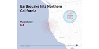  6,4-es erősségű földrengés volt Kaliforniában  