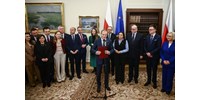  Együttműködést ígért a lengyel elnök Donald Tusk új kormányának  