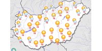 Kedden is többnyire napos, enyhe időnk lesz
