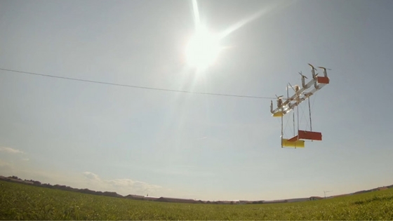 Tecnología: las turbinas eólicas voladoras son fabricadas por una empresa alemana, que, según afirman, es la mitad de la cantidad