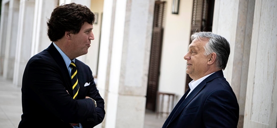 Itthon: A Miniszterelnökség kihagyott egy részt Tucker Carlson Orbán-interjújának az angol átiratából - Vimarsana News