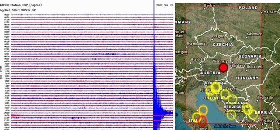 Sopronban is érezni lehetett az ausztriai földrengést