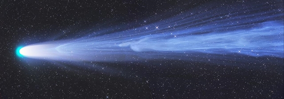 Tecnología: La imagen que muestra la separación de la pluma del cometa Leonard ganó un premio