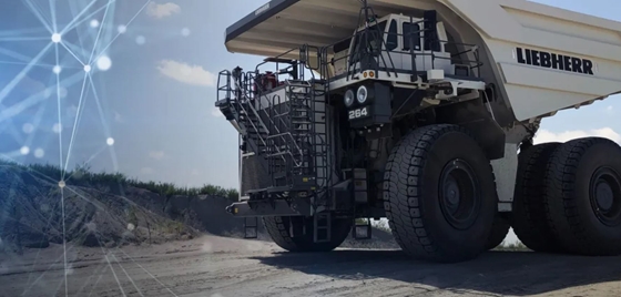 The car: a 240-ton electric monster truck being used in a mine