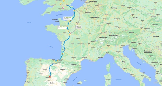 Londonból-Madridig 1600 kilométer ment egy tankkal egy BMW tulajdonos
