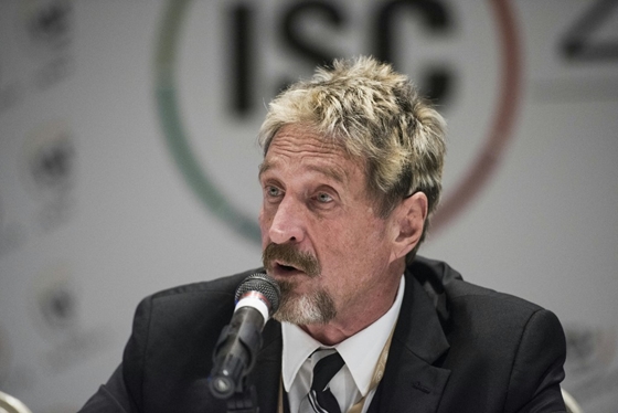 Tech: John McAfee, famoso por su antivirus, ha sido encontrado muerto en su celda