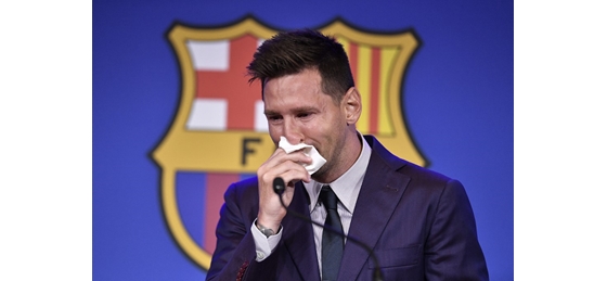 Gazdaság: Messi könnyek között búcsúzott a Barcelonától - Vimarsana News